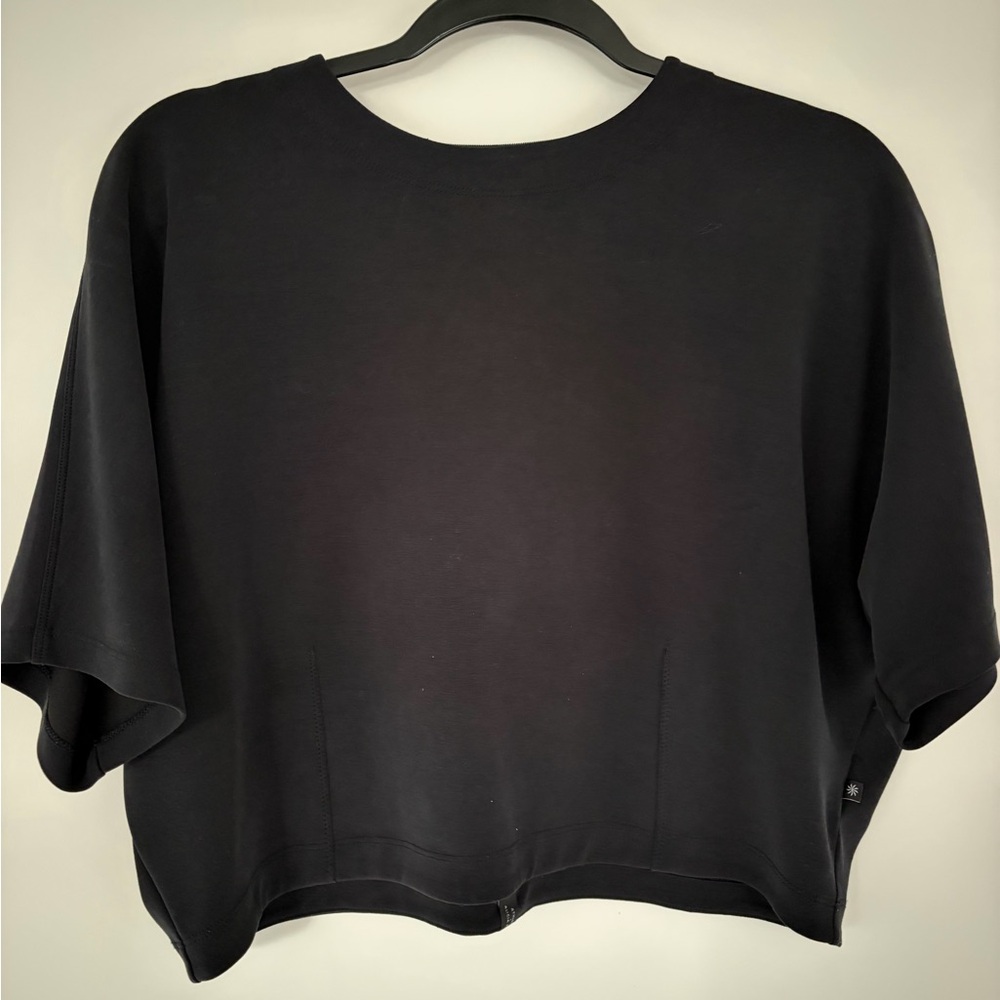 Athleta x Alicia Keys cropped black top